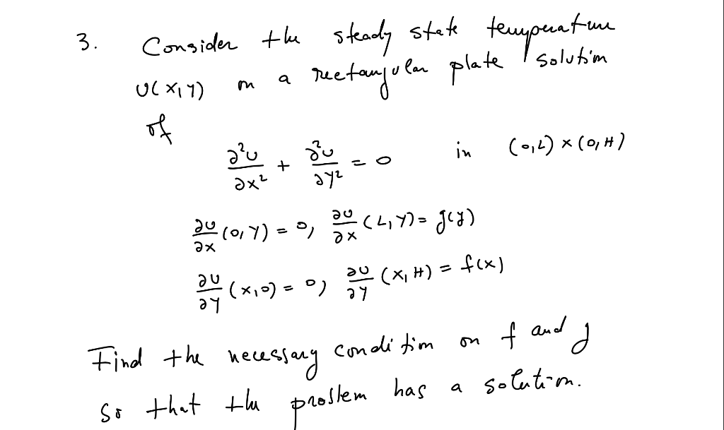 Solved Find the necessary condition on f and g so that the | Chegg.com