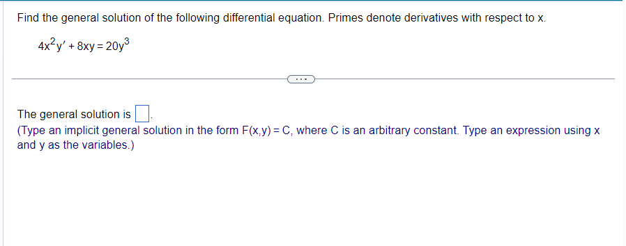 Solved Find the general solution of the following | Chegg.com