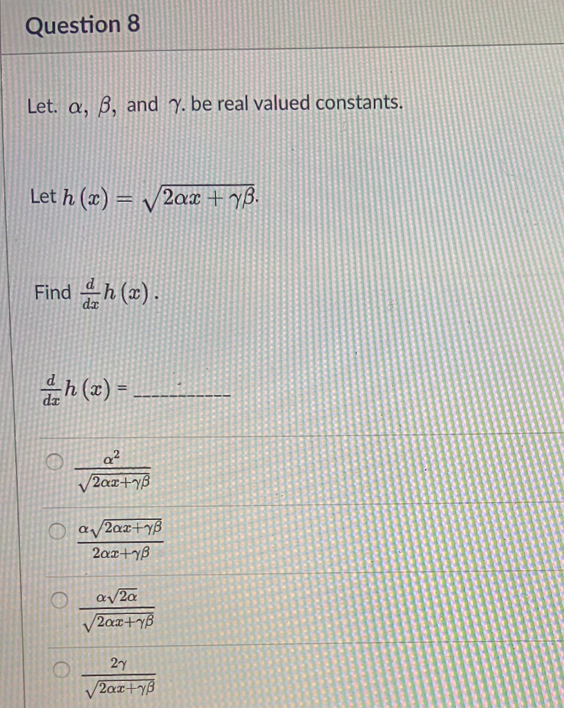 Question 6 Let A B And 7 Be Real Valued Chegg Com Question 6 Let A B And 7 Be Real Valued Chegg Com