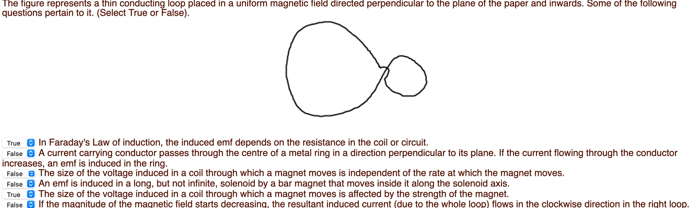 Solved The figure represents a thin conducting loop placed | Chegg.com