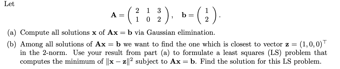 Solved Let 2 1 3 1 A-( 3), B=(2) 0 2 = (a) Compute All | Chegg.com