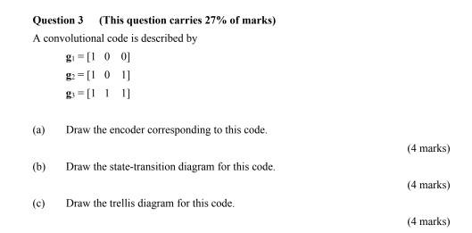 Solved Question 3 (This question carries 27% of marks) A | Chegg.com