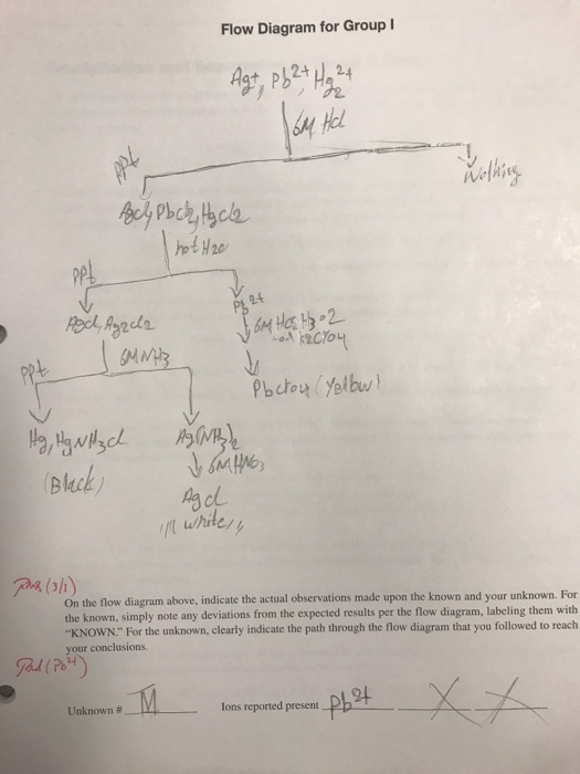 Qualitative Analysis of Group I Cations Precipitation | Chegg.com