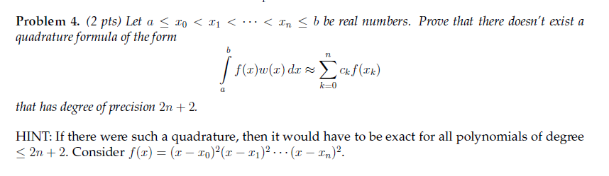 Solved Problem 4. (2 pts) Let a