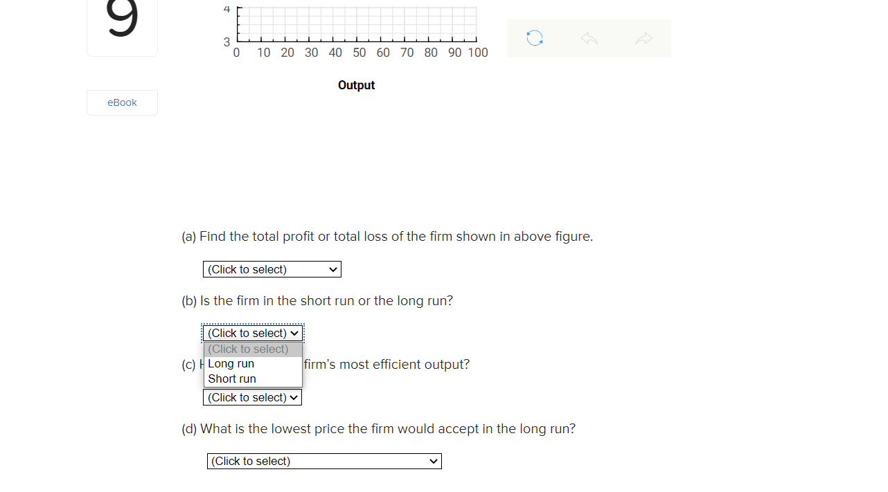 Solved 9 Use the following graph to answer the questions. | Chegg.com