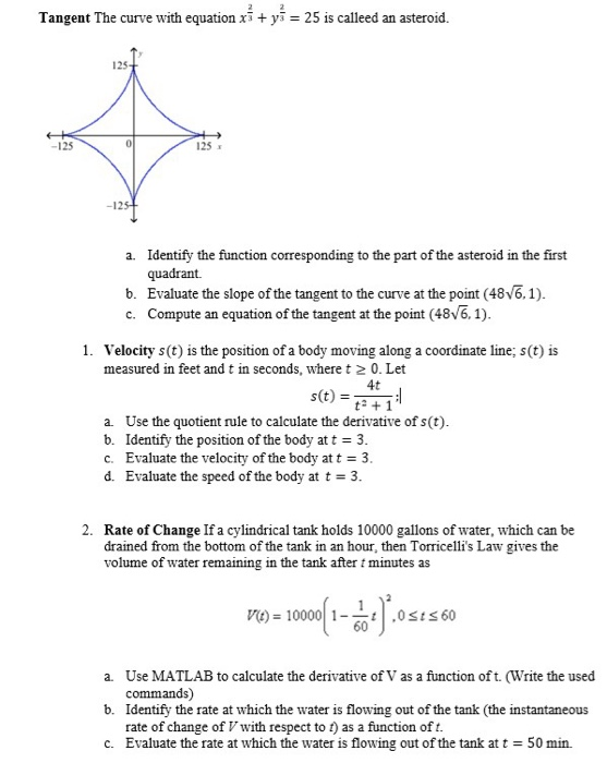 Solved Tangent The curve with equation xi + y = 25 is | Chegg.com