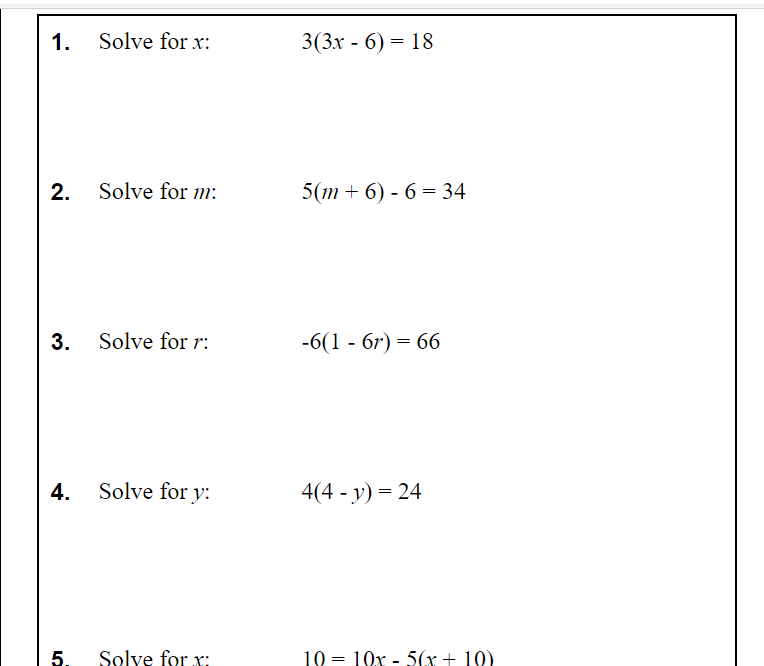 solved-1-solve-for-x-3-3x-6-18-2-solve-for-m-5-m-chegg