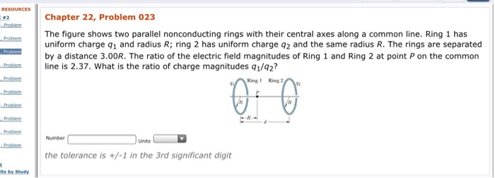 Solved Chapter 22, Problem 023 The figure shows two parallel | Chegg.com