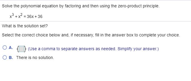 Solved Solve the polynomial equation by factoring and then | Chegg.com