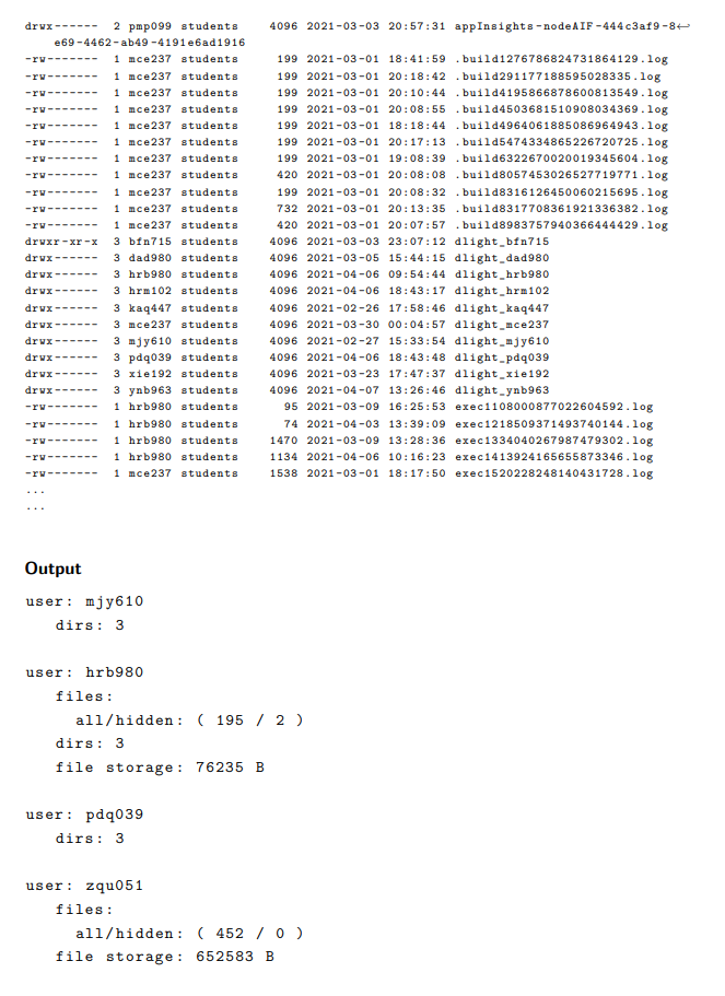 Introduction For this assignment you will use awk to | Chegg.com