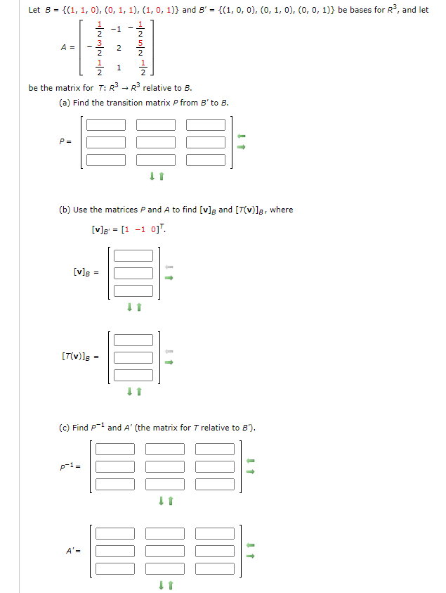 Solved Let B = {(1, 3), (-2,-2)} And B' = {(-12, 0), (-4,4)} | Chegg.com