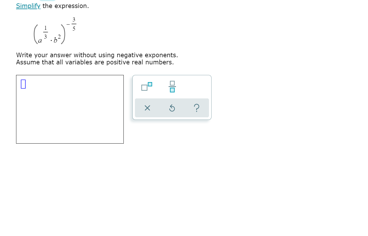 Solved Simplify the expression. 3 Write your answer without | Chegg.com