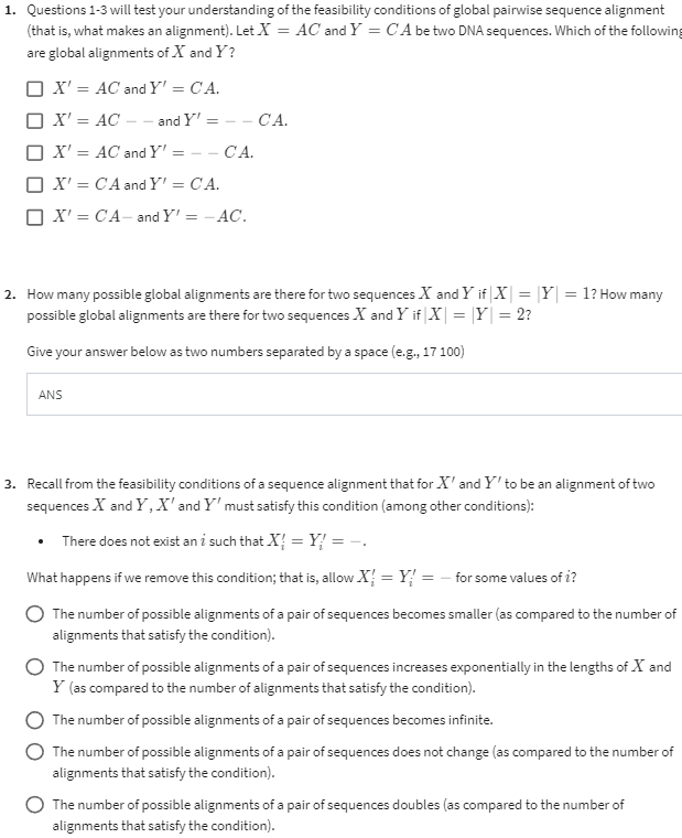 Solved 1. Questions 13 will test your understanding of the