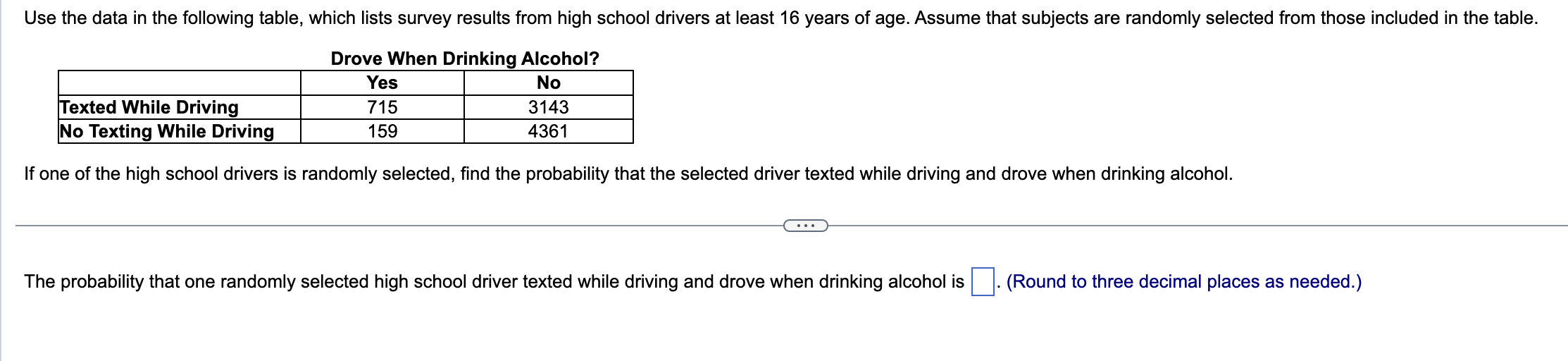 Solved Use the data in the following table, which lists | Chegg.com