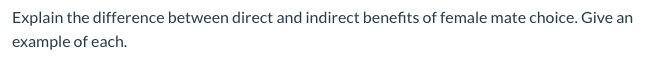 Solved Explain the difference between direct and indirect | Chegg.com