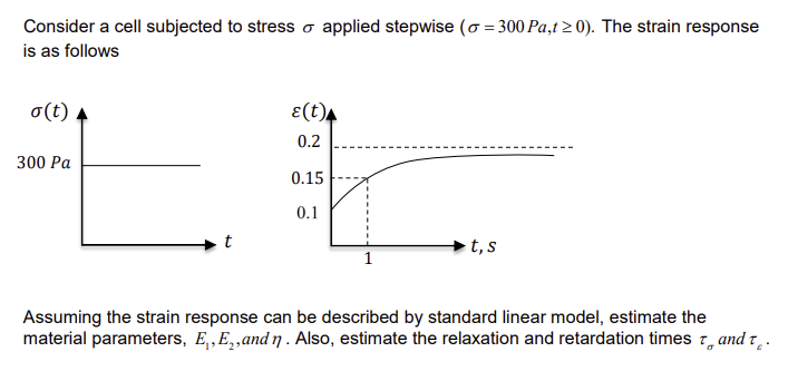 Solved Consider a cell subjected to stress σ applied | Chegg.com