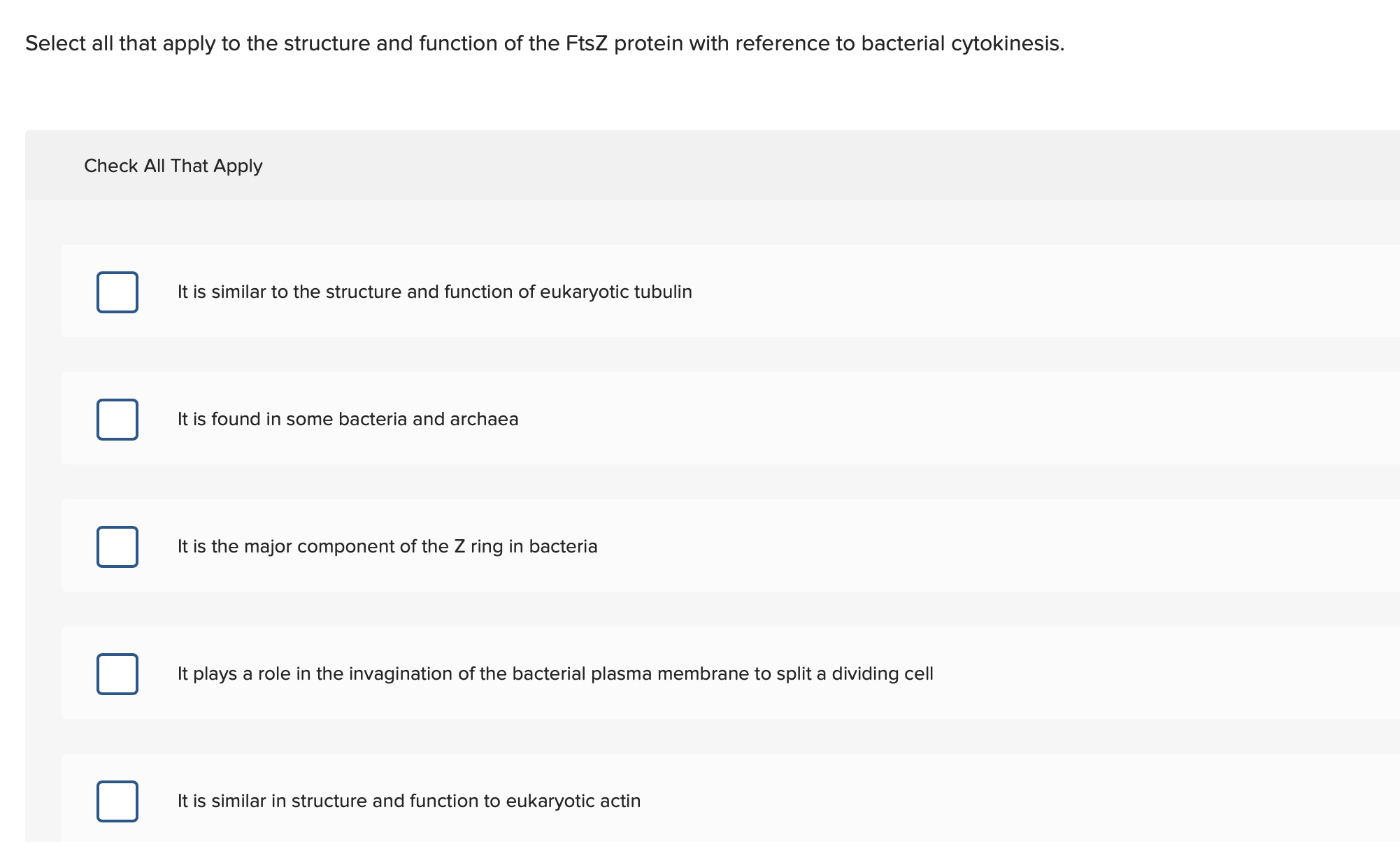 Solved Select all that apply to the structure and function | Chegg.com