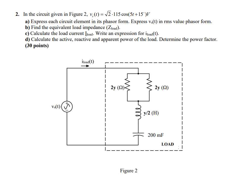 Solved 2. In The Circuit Given In Figure | Chegg.com