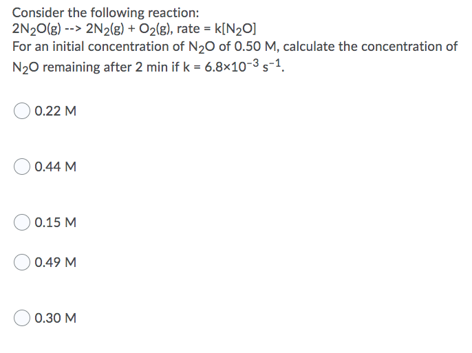 Solved Consider The Reaction A + B --> Products, And The | Chegg.com