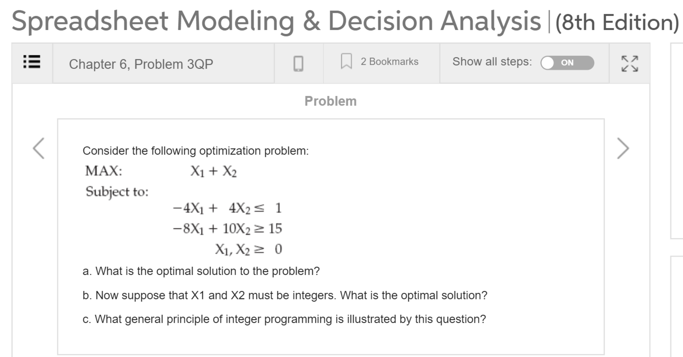 Solved Book Spreadsheet Modelling Data Analysis Edition Chegg Solved Book Spreadsheet Modelling Data Analysis Edition Chegg