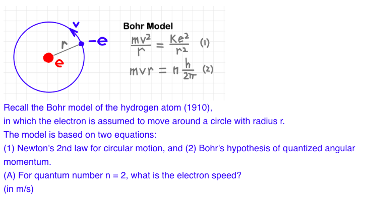 bohr model of hydrogen