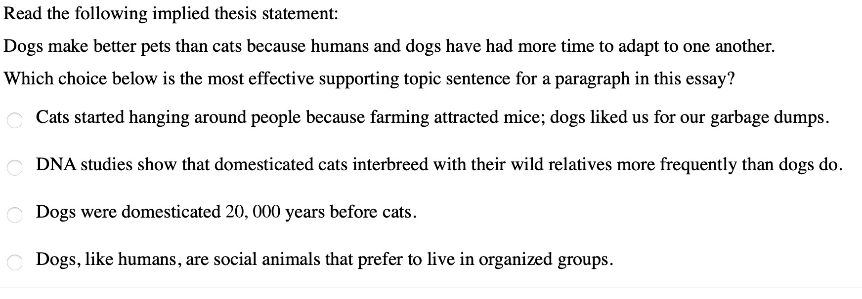 why dogs make better pets than cats essay