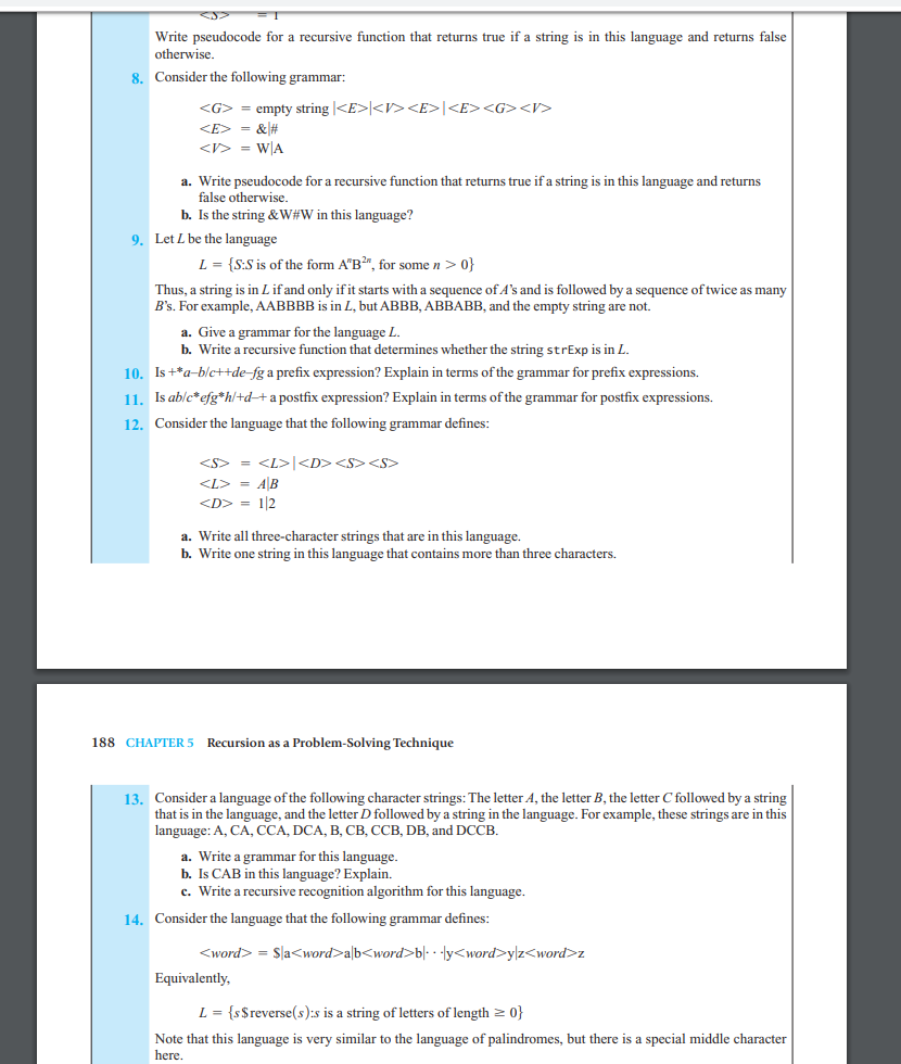 Do Chapter 5 Exercises (not Programming Problems!) 2 | Chegg.com