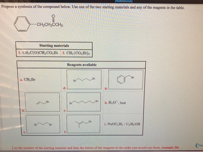 Solved Propose A Synthesis Of The Compound Below On The Left | Chegg.com