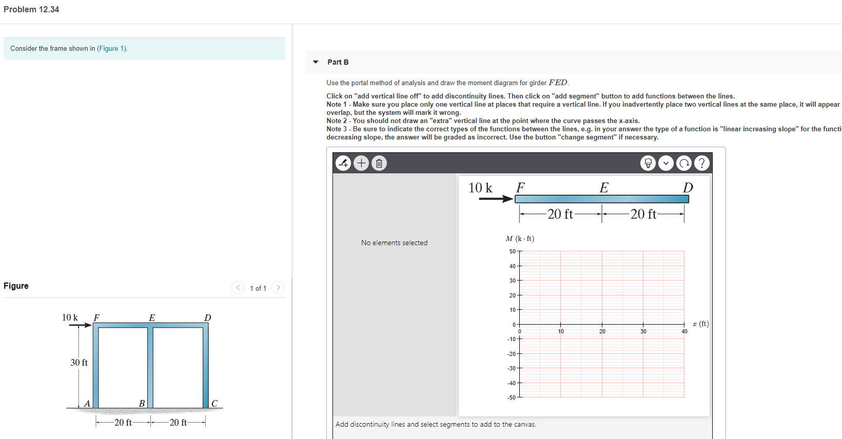 Solved Problem 12.34 Consider the frame shown in (Figure 1). | Chegg.com