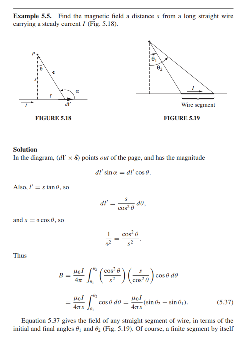 Find The Magnetic Vector Potential Of A Finite | Chegg.com