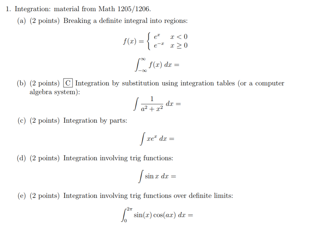 solved-1-integration-material-from-math-1205-1206-a-2-chegg