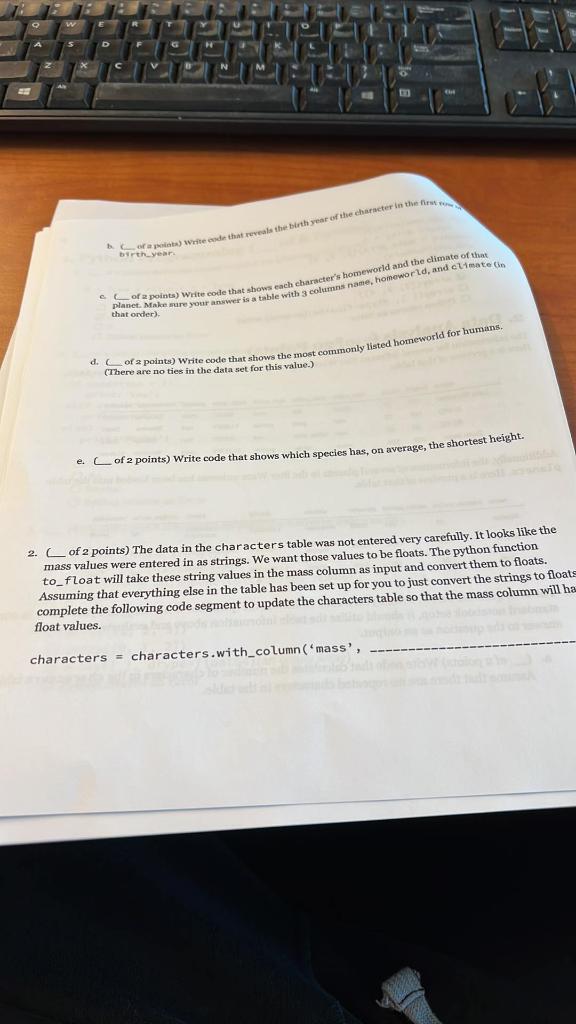 Solved Please help me to answer them all, I'm running out of | Chegg.com