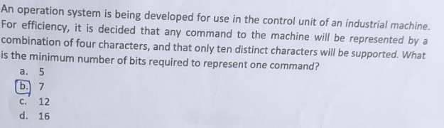 Solved An operation system is being developed for use in the | Chegg.com