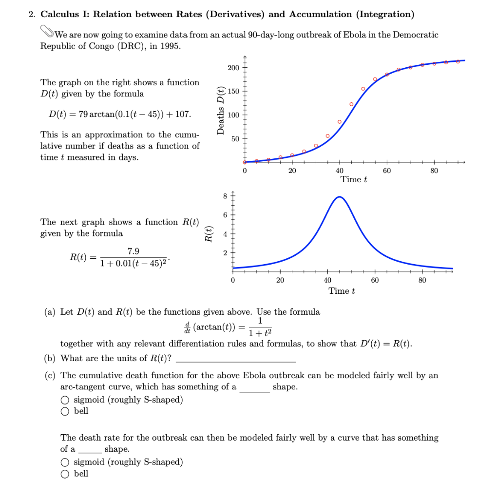 Solved 2. Calculus I: Relation between Rates (Derivatives) | Chegg.com
