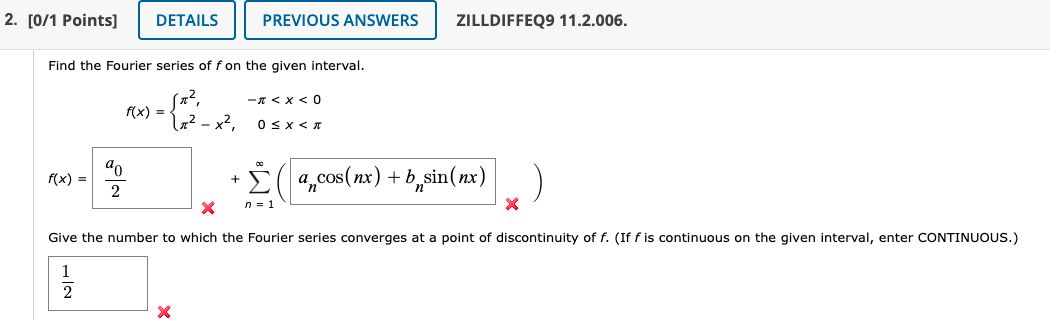 Solved 1. (-/1 Points] DETAILS ZILLDIFFEQ9 11.2.002.MI. MY | Chegg.com