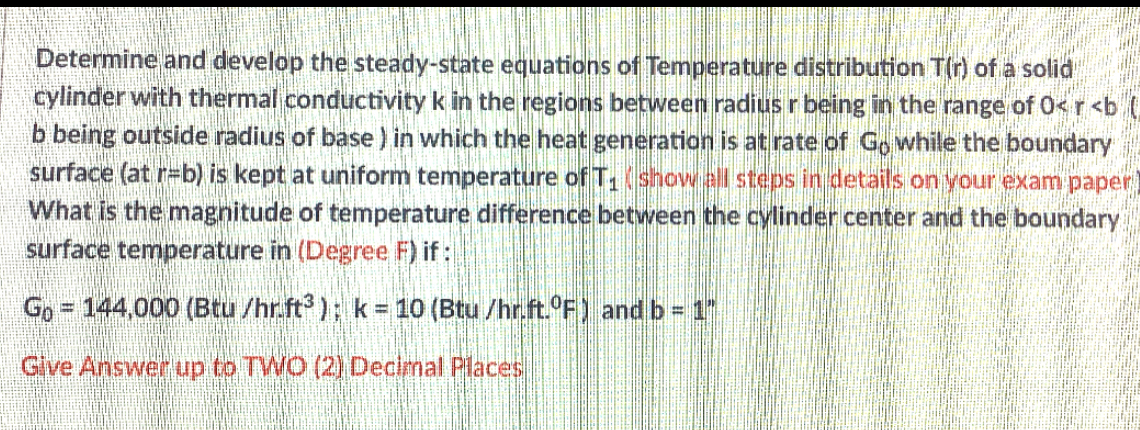 Solved Determine and develop the steady-state equations of | Chegg.com
