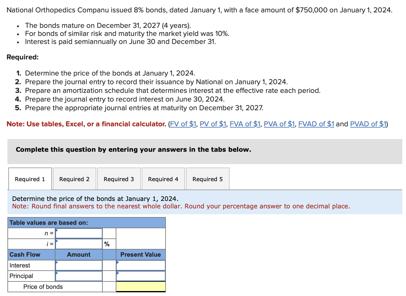 National Orthopedics Companu Issued 8 Bonds Dated Chegg Com   PhpU90721