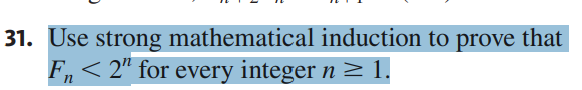 Solved 31. Use Strong Mathematical Induction To Prove That | Chegg.com