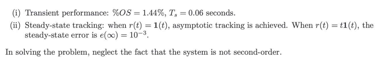 Solved a 5. Given a second-order system with complex | Chegg.com