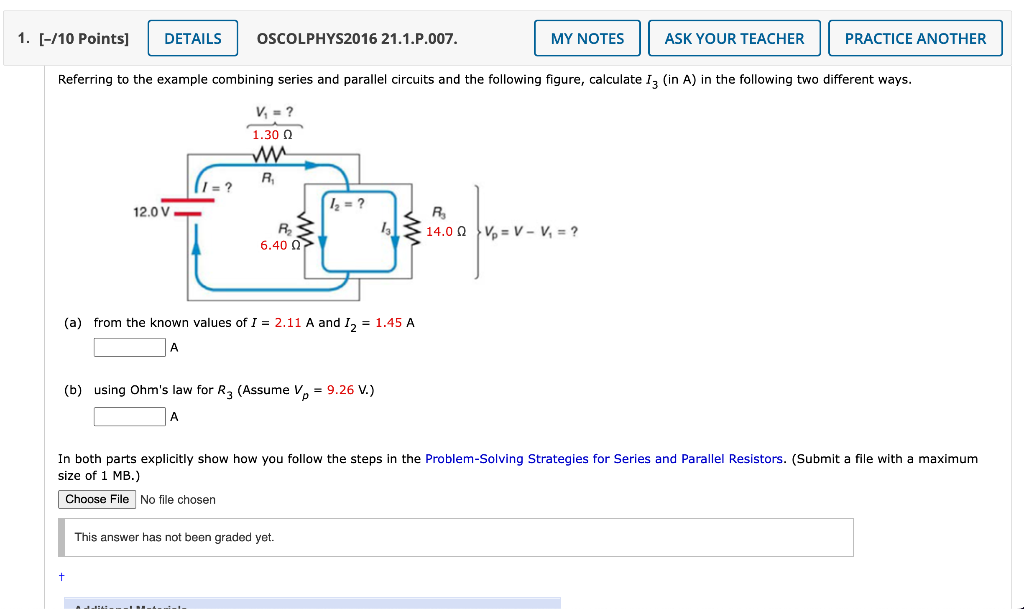 Solved Referring to the example combining series and | Chegg.com