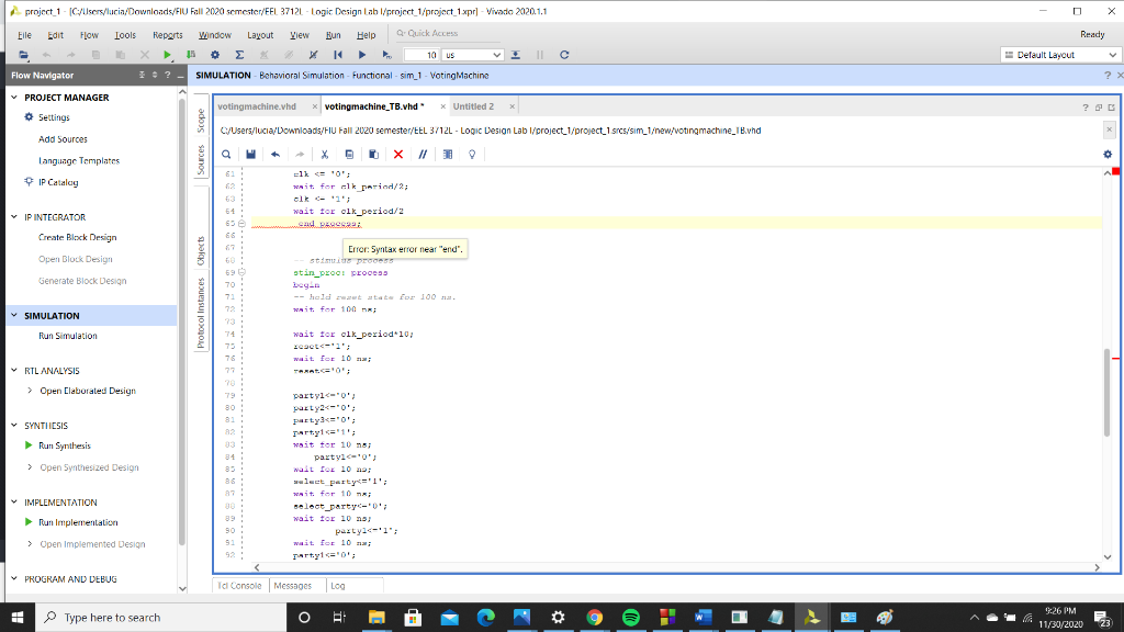 library IEEE; use IEEE.STD_LOGIC_1164.ALL; entity | Chegg.com