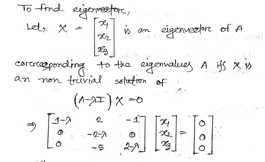 Solved 22 To find eigennefore, Let, X 4 is an eigennector of | Chegg.com