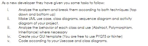 Python Assignment: Create a Cash flow system of | Chegg.com