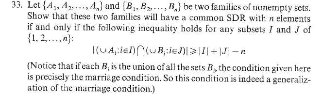 Solved 33. Let {A1, A2,..., An} And B1, B2, ...,B,} Be Two | Chegg.com