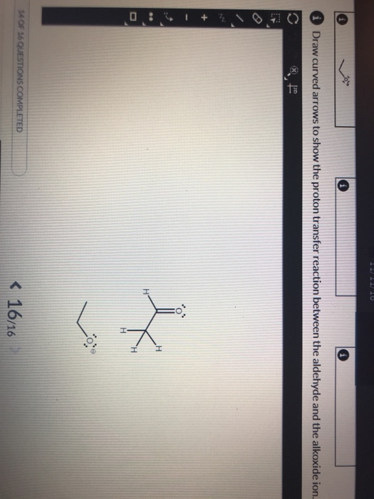 Solved Draw Curved Arrows To Show The Proton Transfer