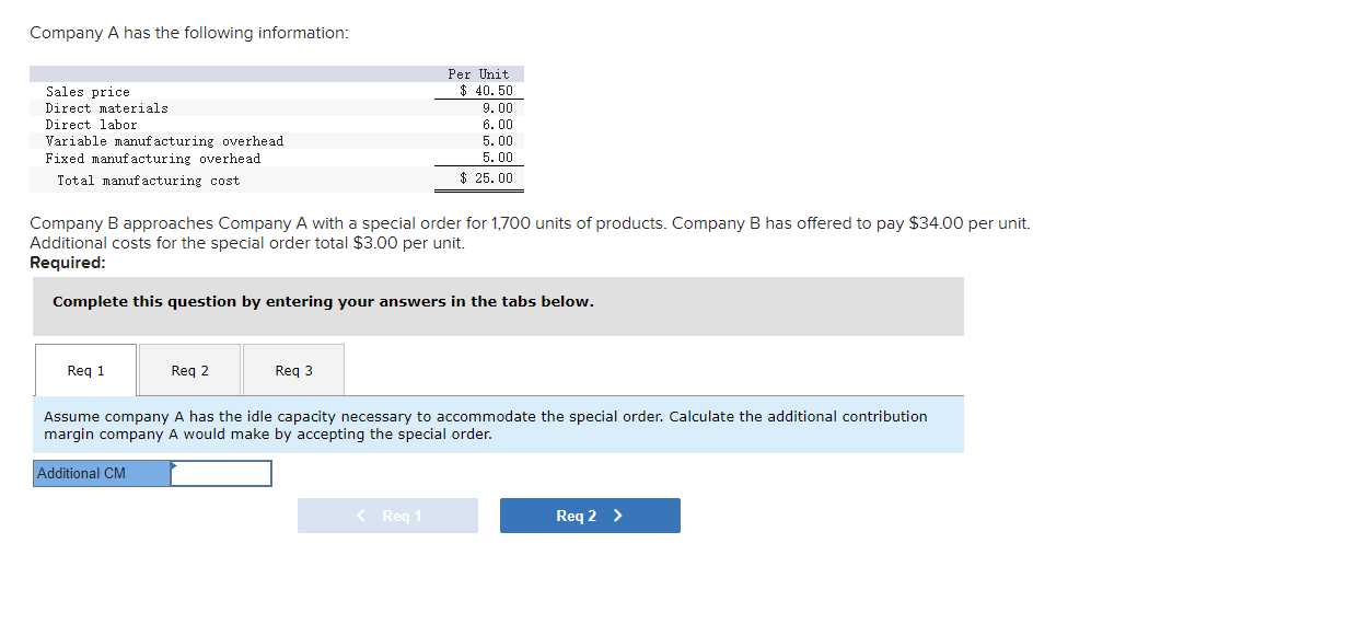 Solved Company A Has The Following Information: Company B | Chegg.com