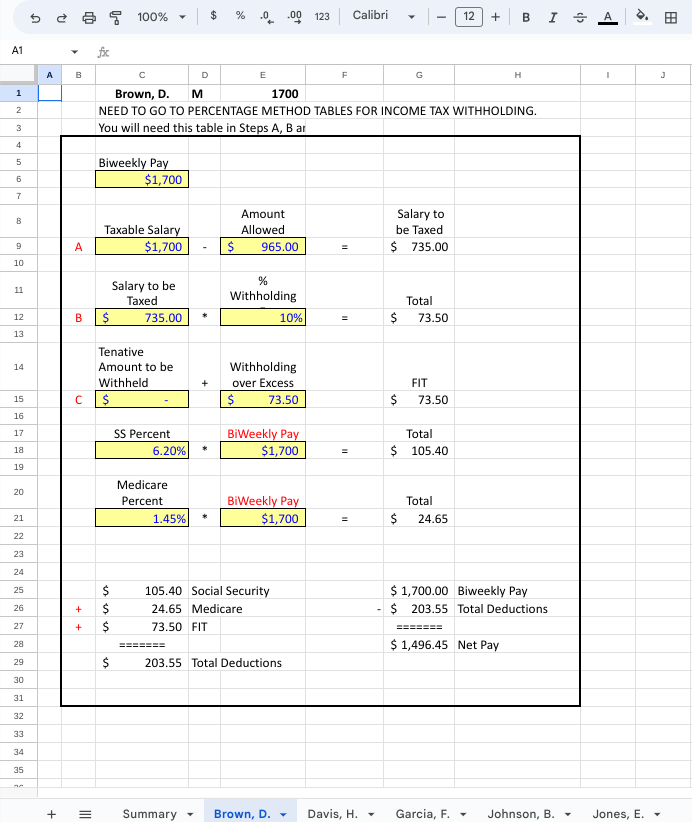 Solved Using the attached Excel spreadsheet, calculate the | Chegg.com