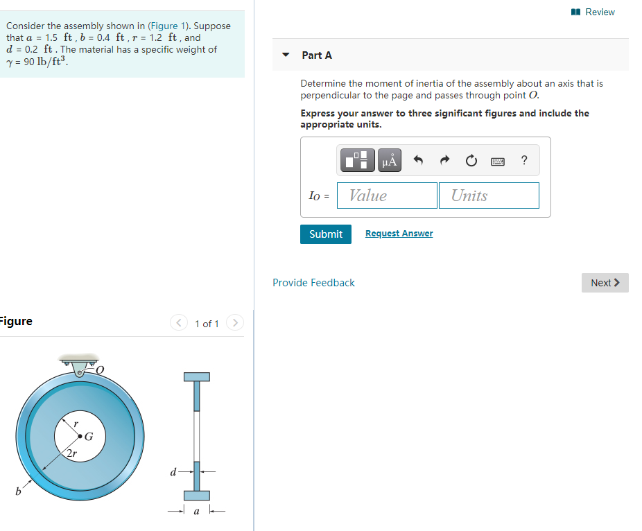 Solved Review Consider the assembly shown in (Figure 1). | Chegg.com