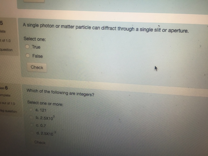 Solved A single photon or matter particle can diffract | Chegg.com
