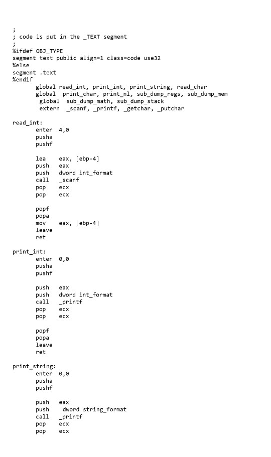 Debugging Assembly Programs by Code Inspection Task | Chegg.com